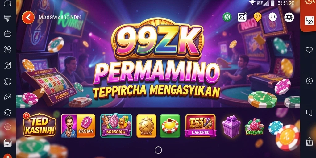 Screenshot 99ZK menampilkan pengalaman bermain Kasino yang seru.