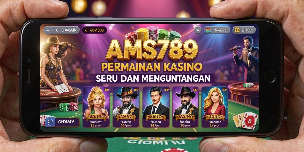 Tangkapan layar dari gameplay Kasino yang mendebarkan di AMS789.