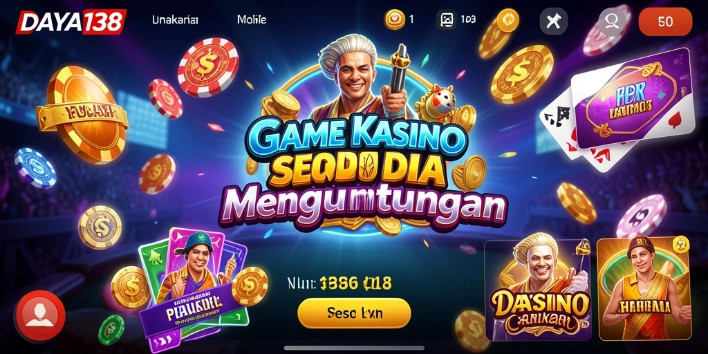Tampilan gameplay menarik dari DAYA138 di Kasino.