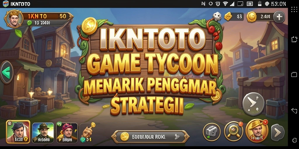Screenshot gameplay IKNTOTO menampilkan suasana membangun usaha yang menarik.