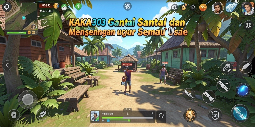 Tangkapan layar utama KAKA303 menunjukkan gameplay yang menarik dan penuh warna.