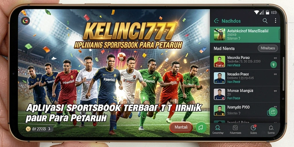 Tampilan screenshot utama KELINCI777 menampilkan fitur taruhan olahraga yang menarik.