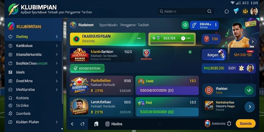 Tampilan gameplay menarik dari KLUBIMPIAN saat bertaruh.