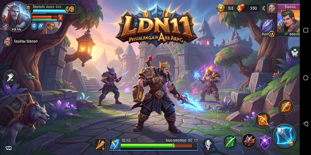 Gameplay seru dalam LDN11 dengan aksi ARPG yang intens.