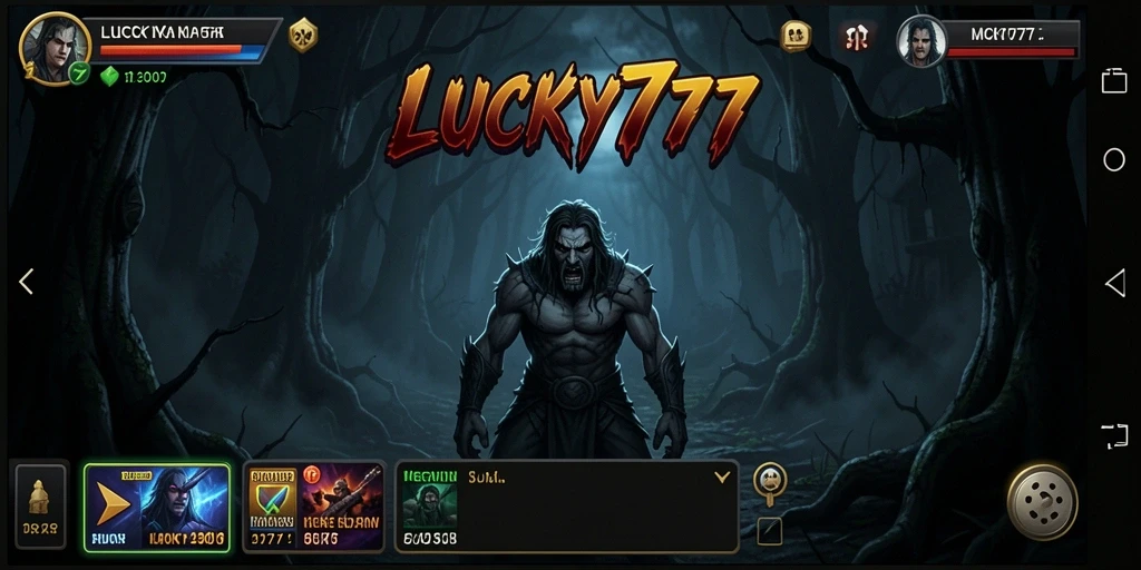 Tampilan gameplay LUCKY777 yang penuh ketegangan dan suasana mencekam.