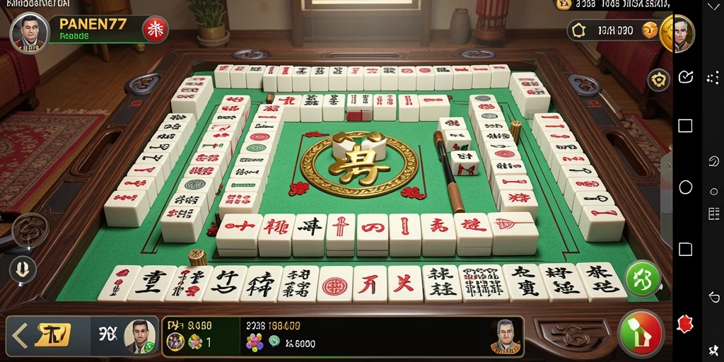 Gameplay seru dan menantang di PANEN77 dengan tema Mahjong.