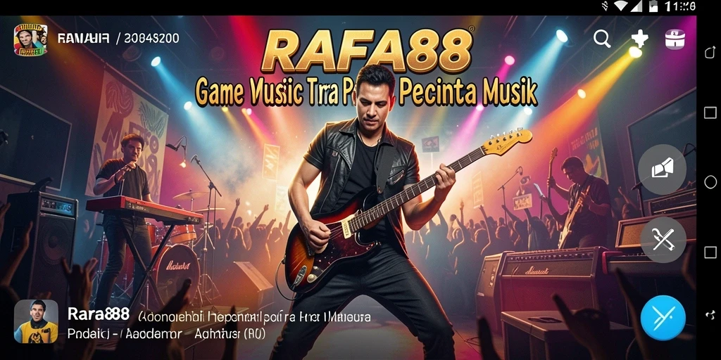 Tampilan gameplay RAFA88 yang menarik dengan berbagai pilihan lagu.