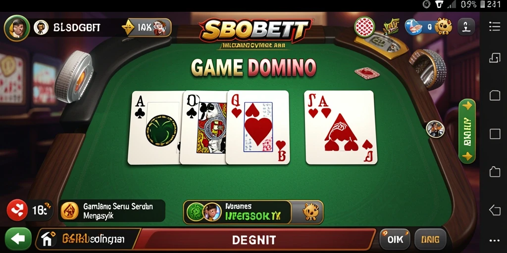 Tampilan gameplay SBOBET yang menarik dan interaktif.