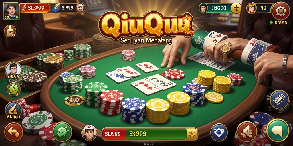 Tampilan gameplay seru dalam permainan QiuQiu SL999.