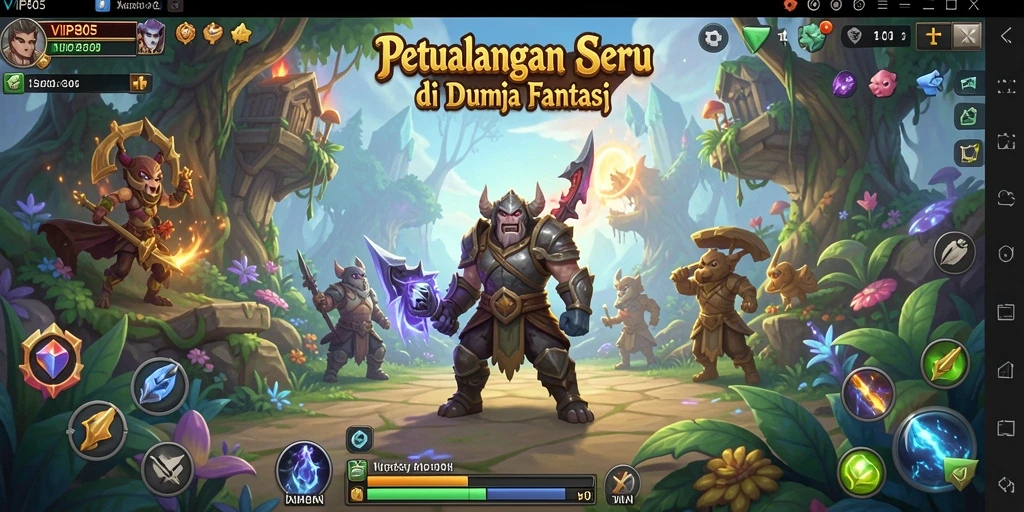 Screenshot menampilkan gameplay seru dari petualangan di VIP805.