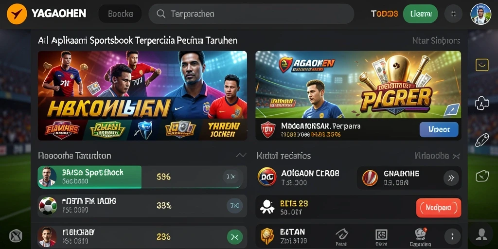 Tampilan menarik dari gameplay Sportsbook YAGAOHEN yang seru.